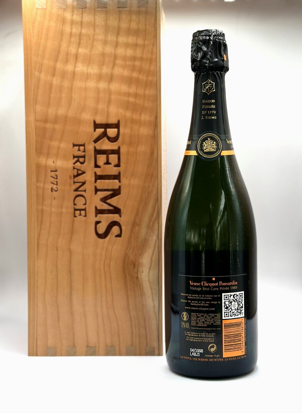 Veuve Clicquot Ponsardin Cave Privée Collection 1989