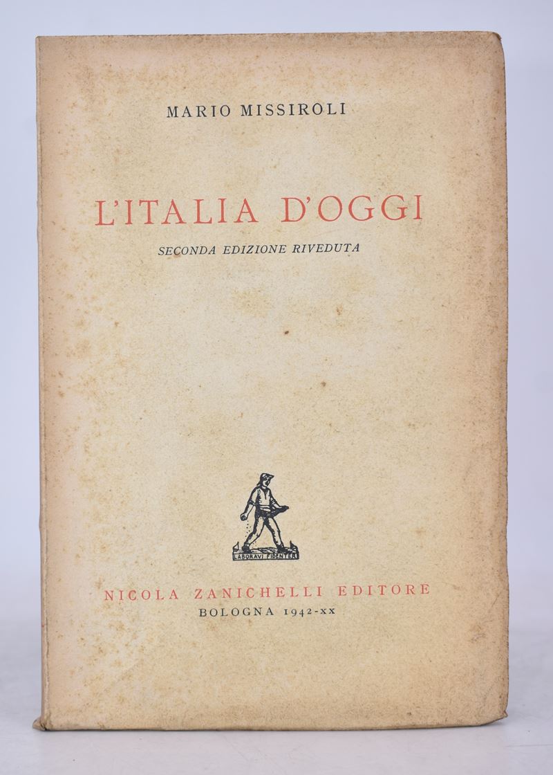 Missiroli, Mario. L'italia D'oggi. 1942.