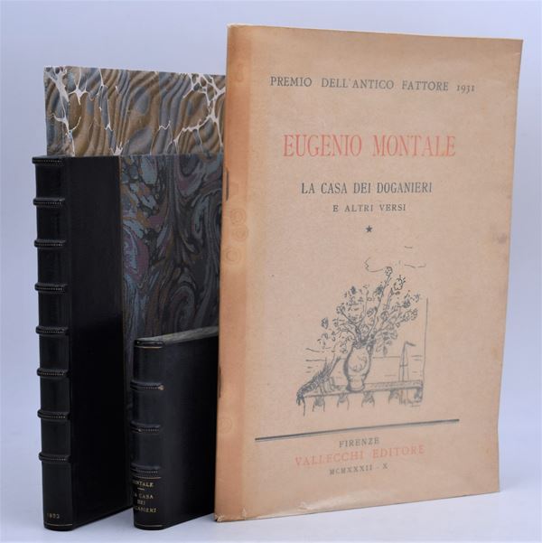 MONTALE, EUGENIO.  LA CASA DEI DOGANIERI E ALTRI VERSI. 1932.  - Auction Ancient and rare books, italian first editions of 20th century - Bertolami Fine Art - Casa d'Aste