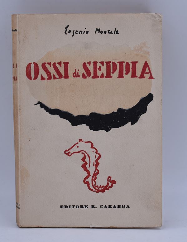 MONTALE, EUGENIO.  OSSI DI SEPPIA. 1941.  - Auction Ancient and rare books, italian first editions of 20th century - Bertolami Fine Art - Casa d'Aste