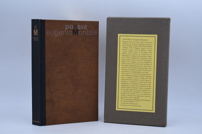 Montale, Eugenio. Poems/poesie. 1964.