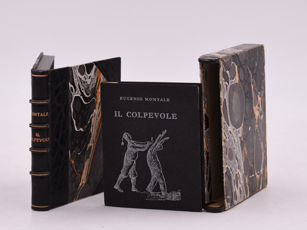 MONTALE, EUGENIO.  IL COLPEVOLE. 1966.  - Auction Ancient and rare books, italian first editions of 20th century - Bertolami Fine Art - Casa d'Aste