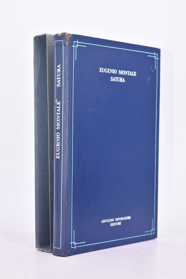 MONTALE, EUGENIO. SATURA (1962-1970). 1971.  - Auction Ancient and rare books, italian first editions of 20th century - Bertolami Fine Art - Casa d'Aste