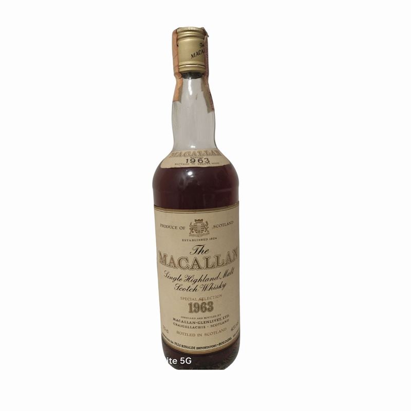 Macallan Single Highland Malt Scotch Whisky Special Selection 1963