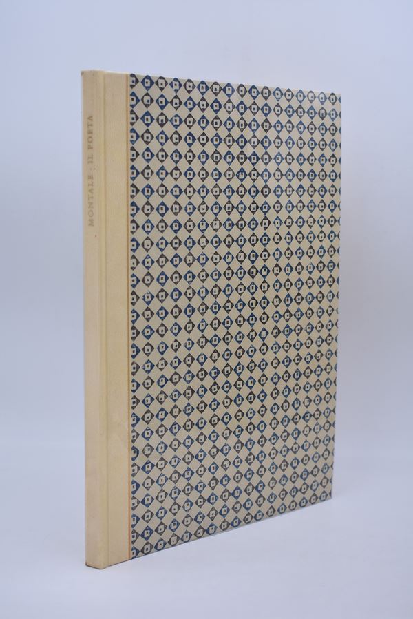 MONTALE, EUGENIO.  IL POETA. DIARIO. 1972.  - Auction Ancient and rare books, italian first editions of 20th century - Bertolami Fine Art - Casa d'Aste