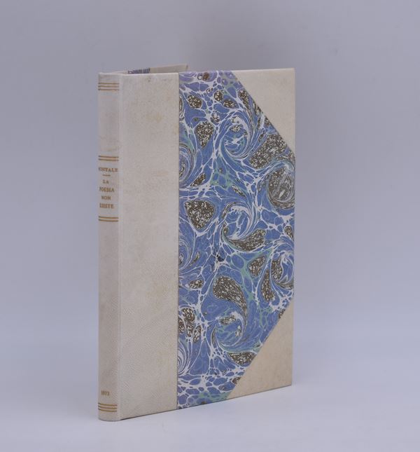 MONTALE, EUGENIO.  LA POESIA NON ESISTE. 1973.  - Auction Ancient and rare books, italian first editions of 20th century - Bertolami Fine Art - Casa d'Aste