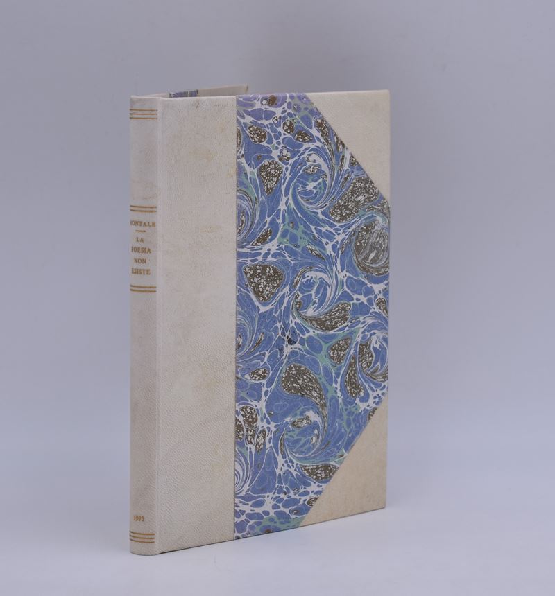 Montale, Eugenio. la Poesia Non Esiste. 1973.