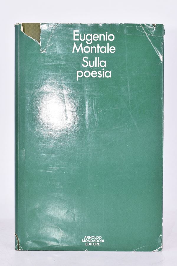 MONTALE, EUGENIO.  SULLA POESIA. 1976.