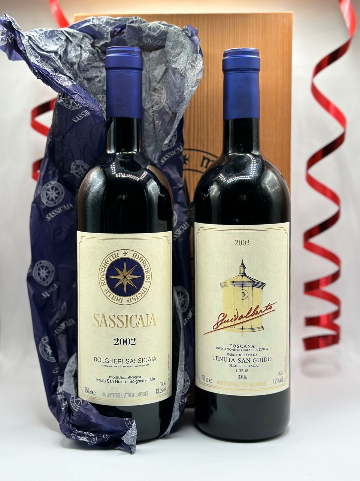 Tenuta San Guido, Sassicaia e Guidalberto
