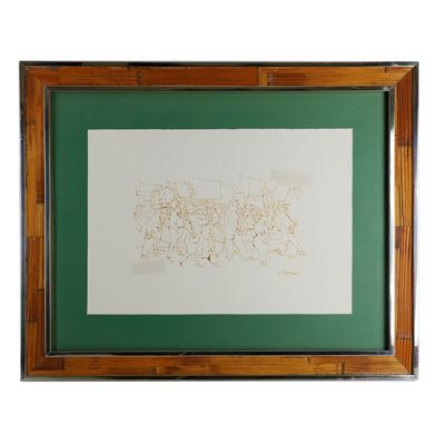 Folla, Disegno su Carta