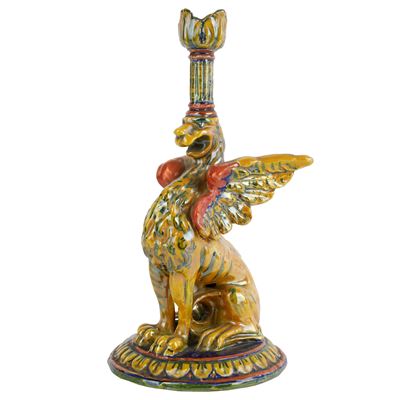 Lampada D'appoggio in Ceramica a Lustro