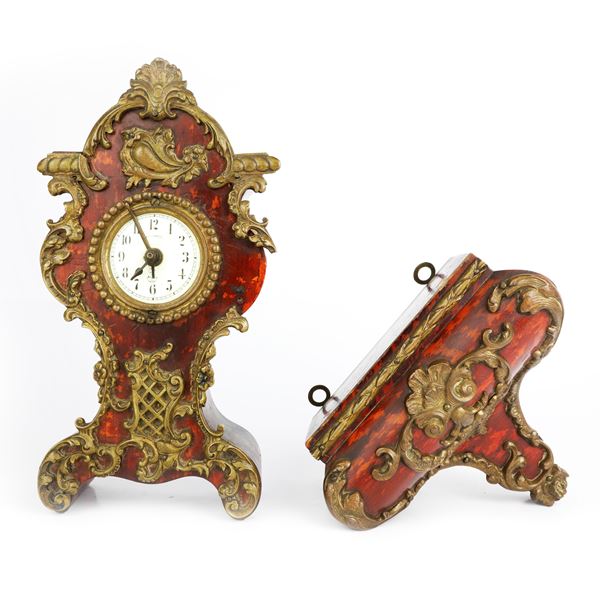 Orologio d'appoggio  (fine XIX  inizi XX secolo)  - Asta Smart Auction: arredo, dipinti, sculture, argenti e altro a prezzi vantaggiosi - Bertolami Fine Art - Casa d'Aste