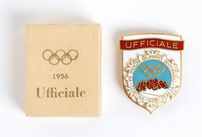Olimpiadi, Cortina 1956, Distintivo