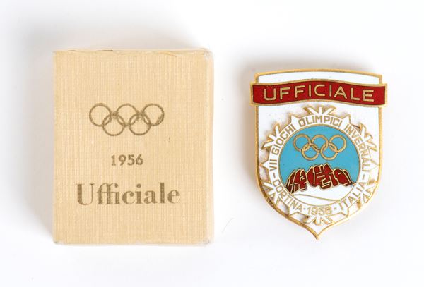 Olympics, Cortina 1956, badge