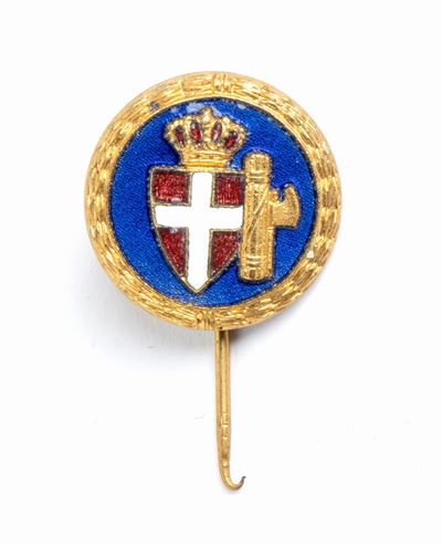 Calcio, Italia, Distintivo per Nazionale Azzurro