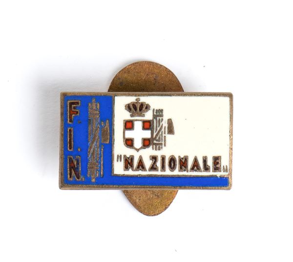 Swimming, Italy, national Olympic badge