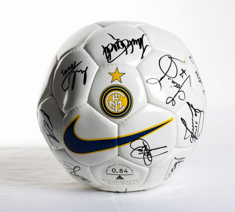 Calcio, Italia, Pallone Autografato Fc Inter