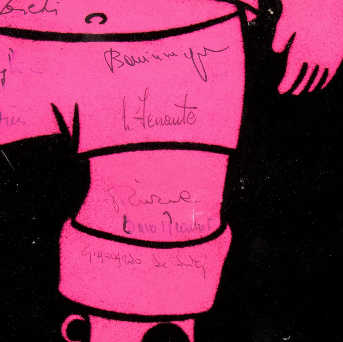 Calcio, Mondiali Mexico 70, Poster Autografato Italia