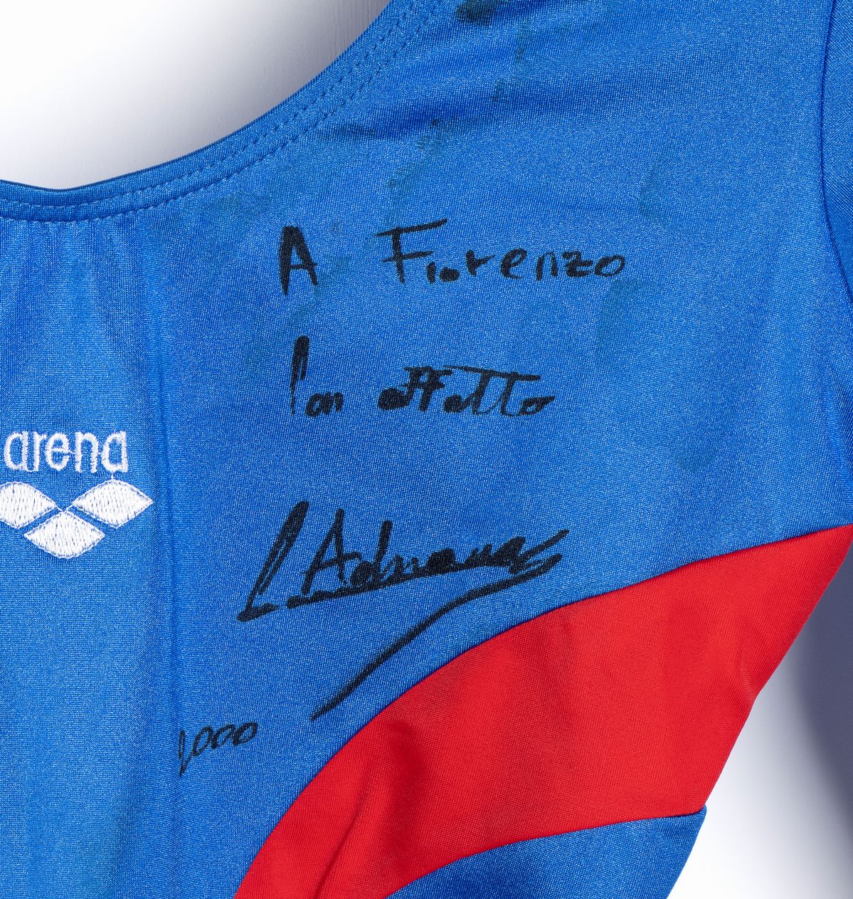 Olimpiadi (?), Italia, Costume Ginnasta Autografato