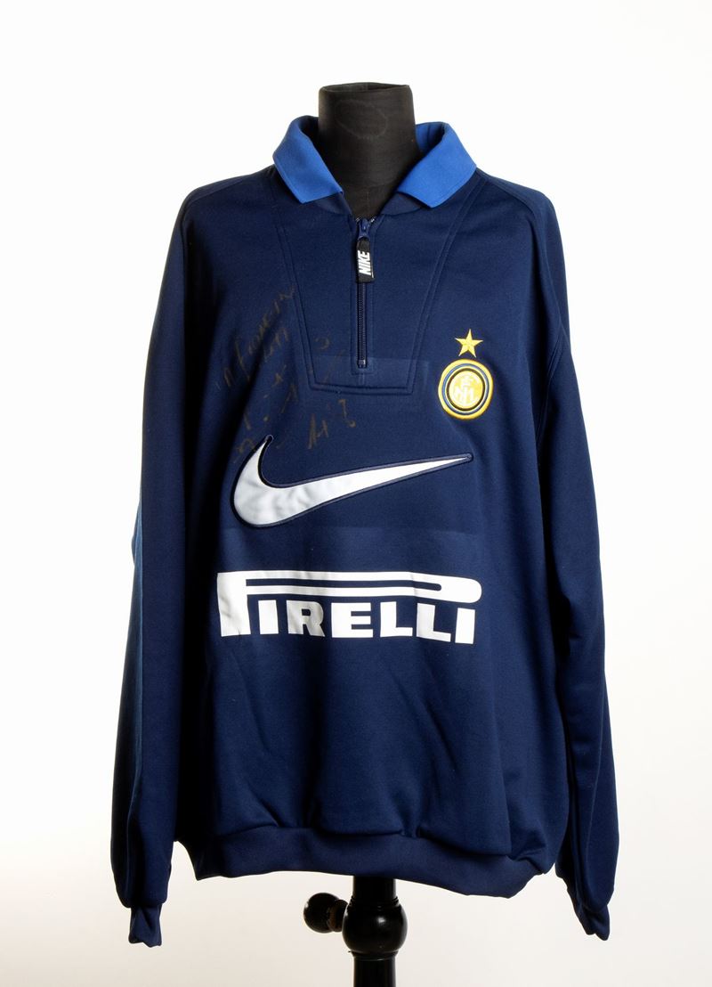 Calcio, Italia, Fc Inter Tuta Autografata Zamorano