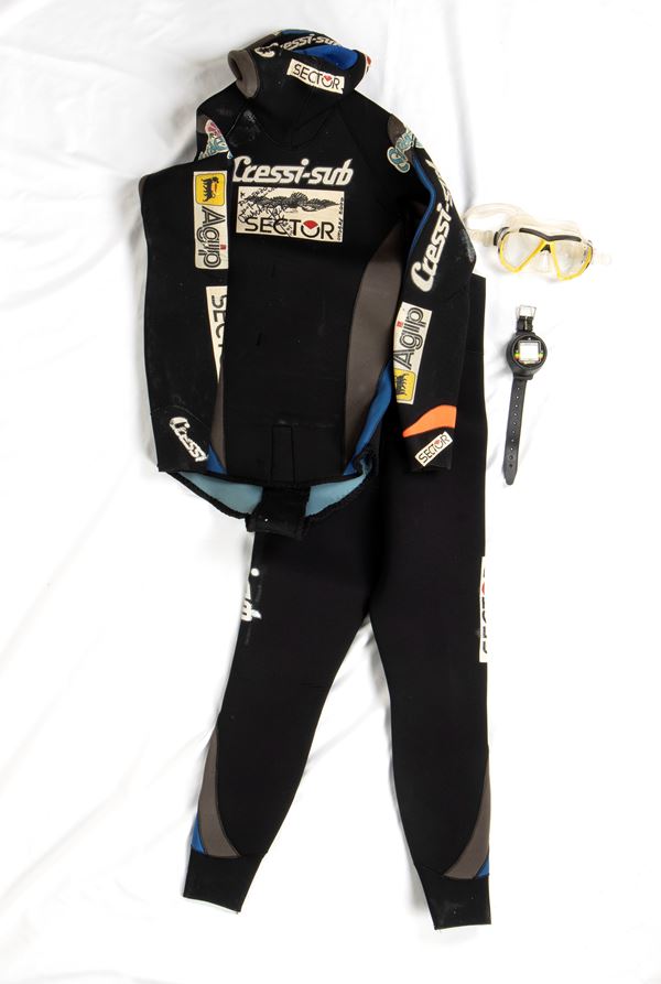 SUB Umberto Pellizzari, Record immersion suit