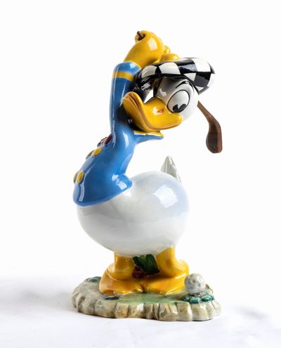 Disney Ceramica Zaccagnini , Paperino Golfista