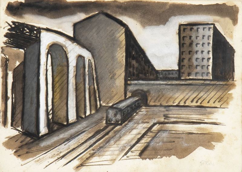 Mario Sironi - Periferia