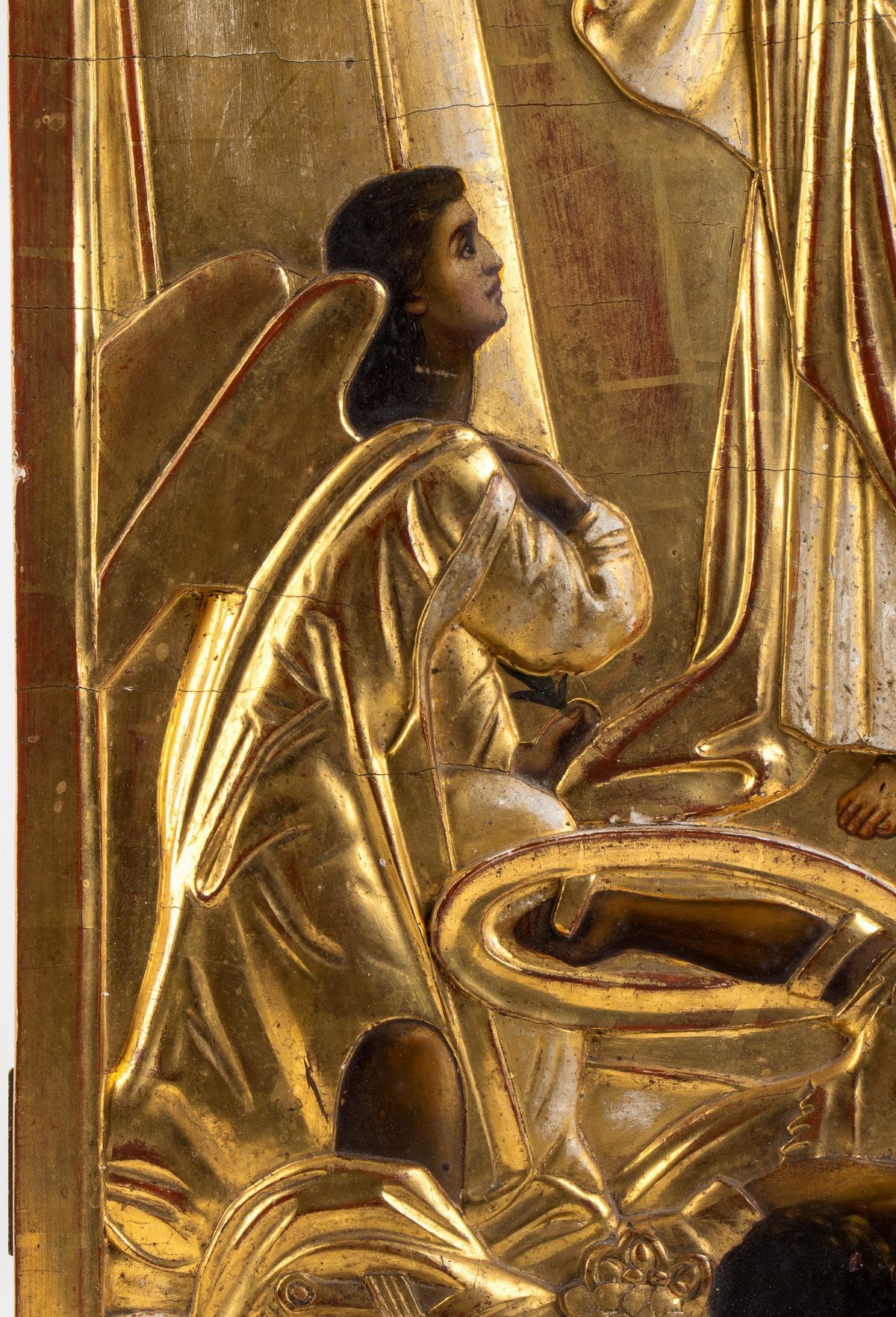 Icona Dorata Raffigurante la Resurrezione di Cristo