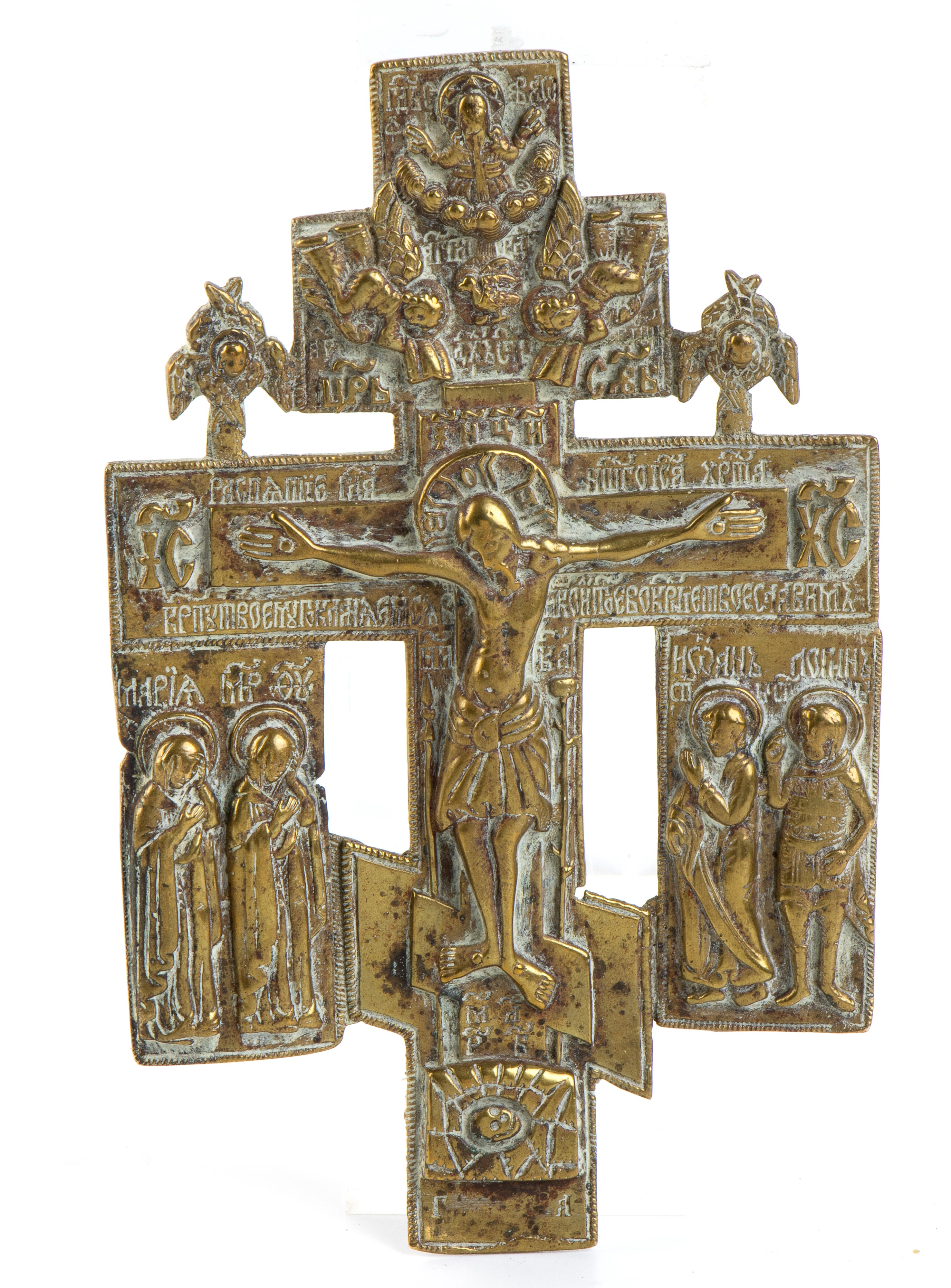 Croce da kiot, fusione in bronzo, XIX secolo