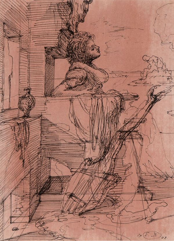 EUG&#200;NE BERMAN - Figura femminile