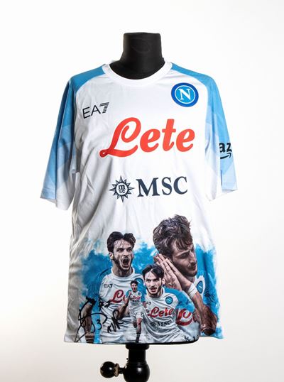 Calcio, Italia, Ssc Napoli, Kvaratskhelia Maglia Game Face