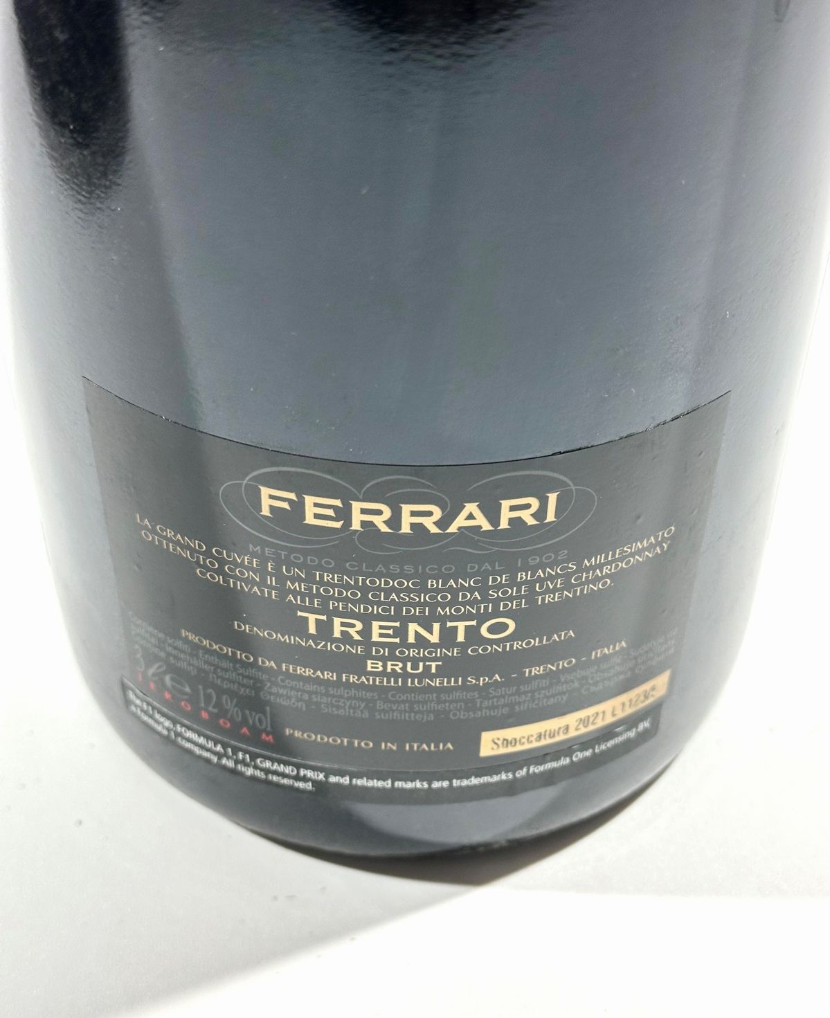 Fratelli Lunelli Ferrari, Formula 1 Special Edition Brut Trentodoc