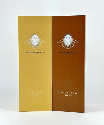 Louis Roederer, Cristal Brut 2008 - Cristal Rosè 2008