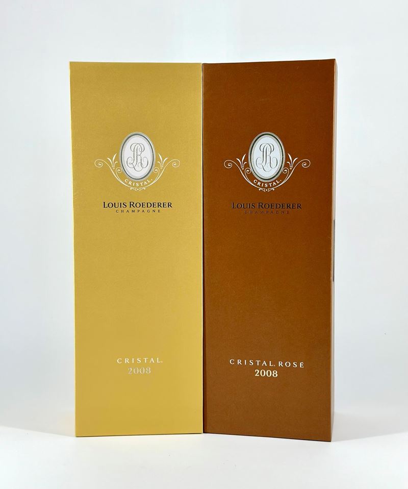 Louis Roederer, Cristal Brut 2008 - Cristal Rosè 2008