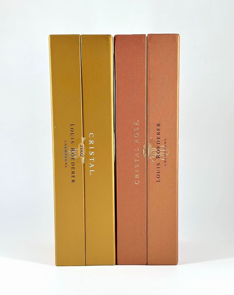 Louis Roederer, Cristal Brut 2002 - Cristal Rosè 2002