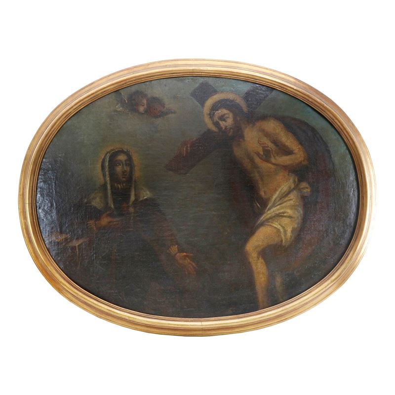 Cristo con Santa