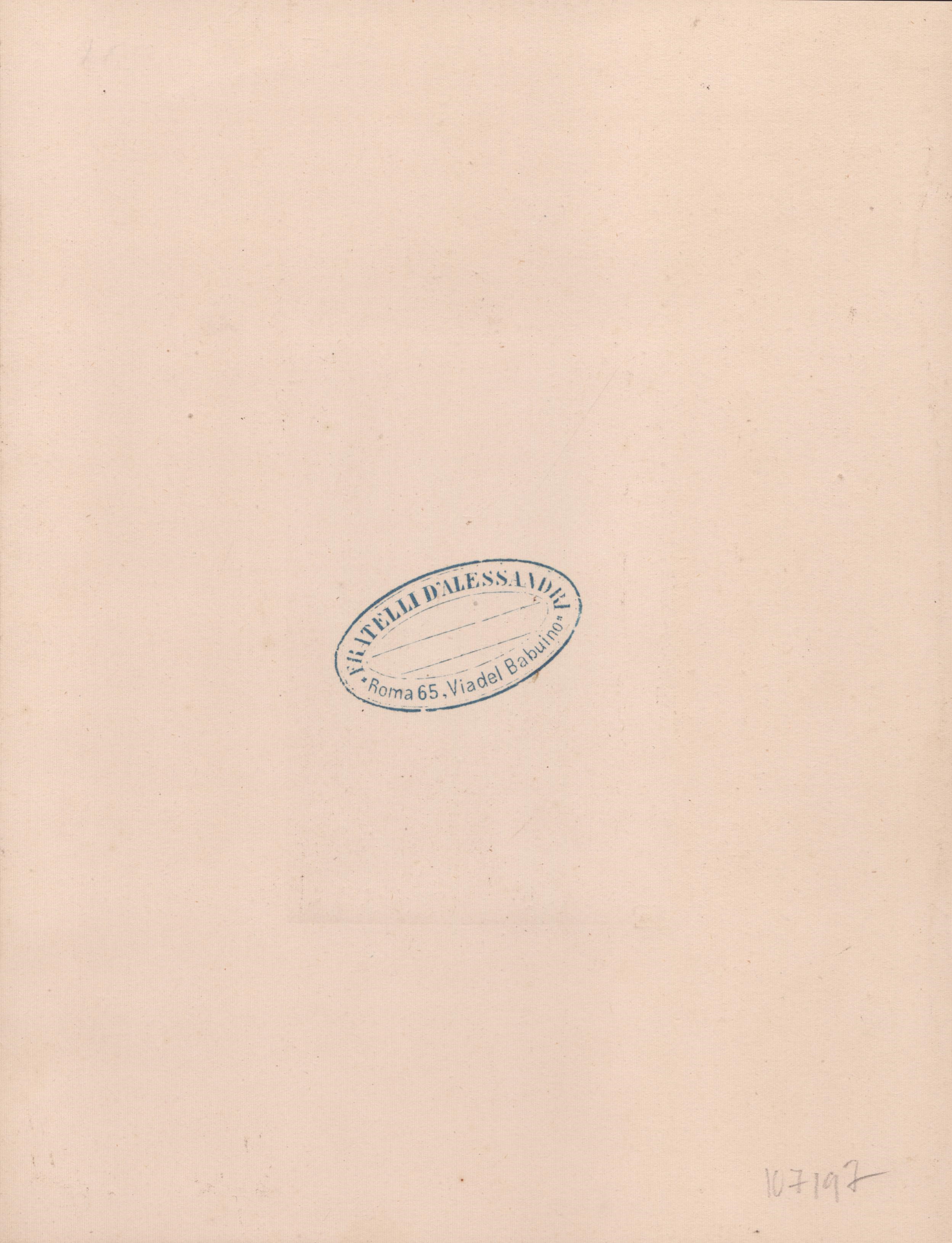 Fratelli D'alessandri - Raro Ritratto in Albumina di Pio IX
