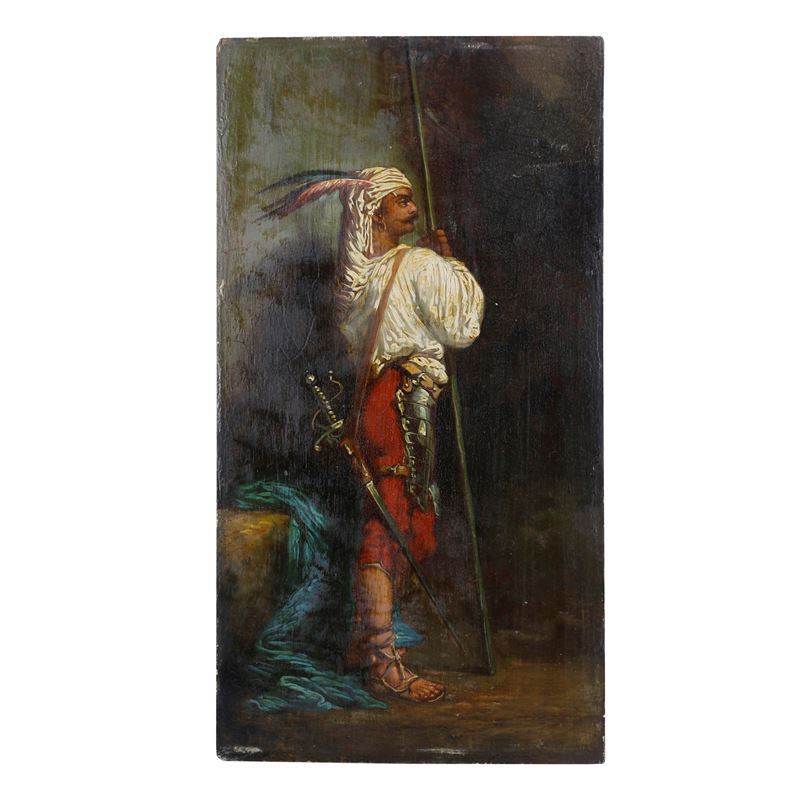 Ritratto di Guerriero in Camicia Bianca