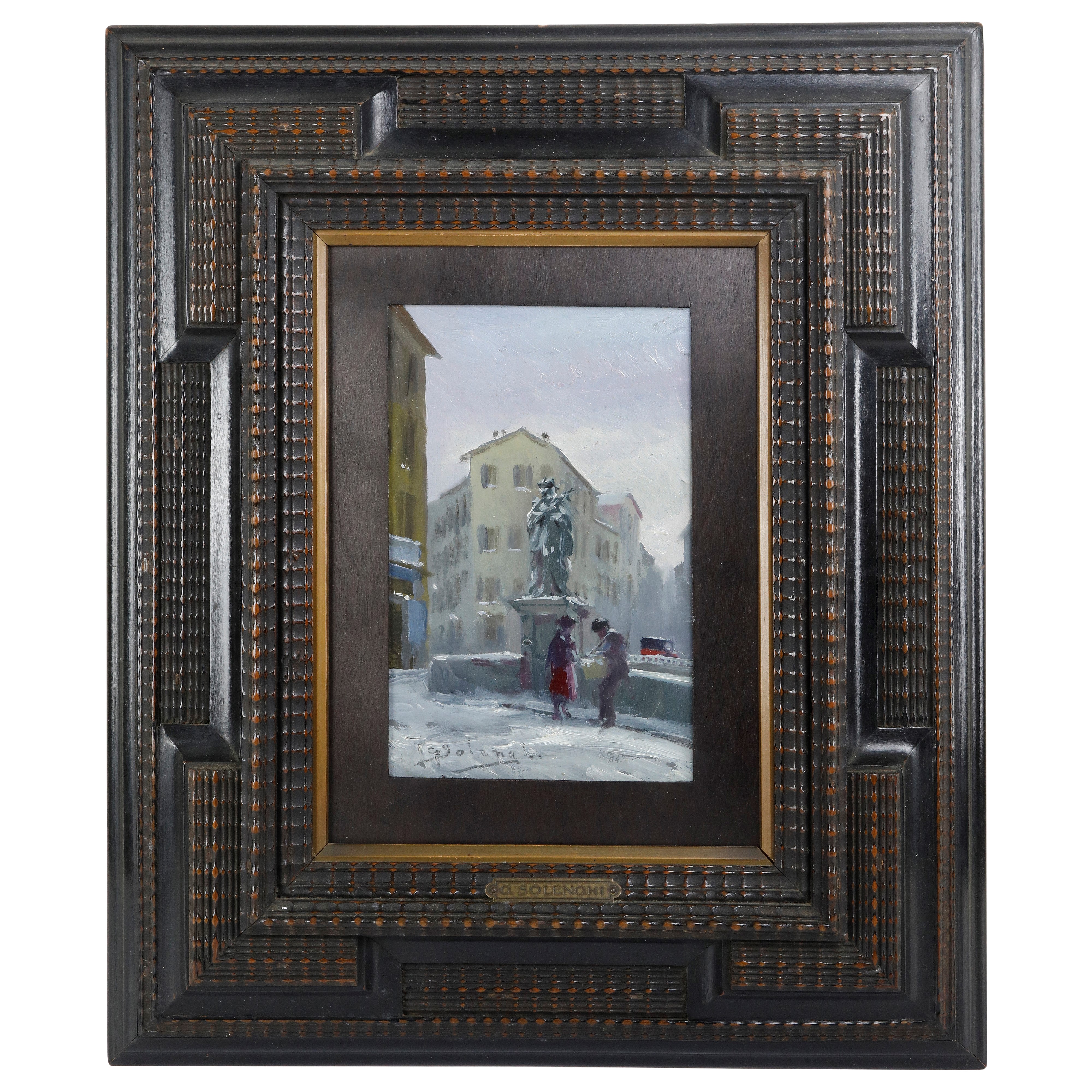 Giuseppe Solenghi - Lotto di 2 Scorci di Milano
