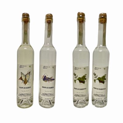 Grapperia Sant'anna, Gocce di Langa Grappa di Barolo e Barbera - Gocce di Langa Grappa di Chardon...