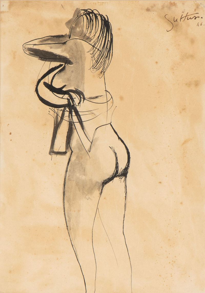 Renato Guttuso - Nudo Femminile