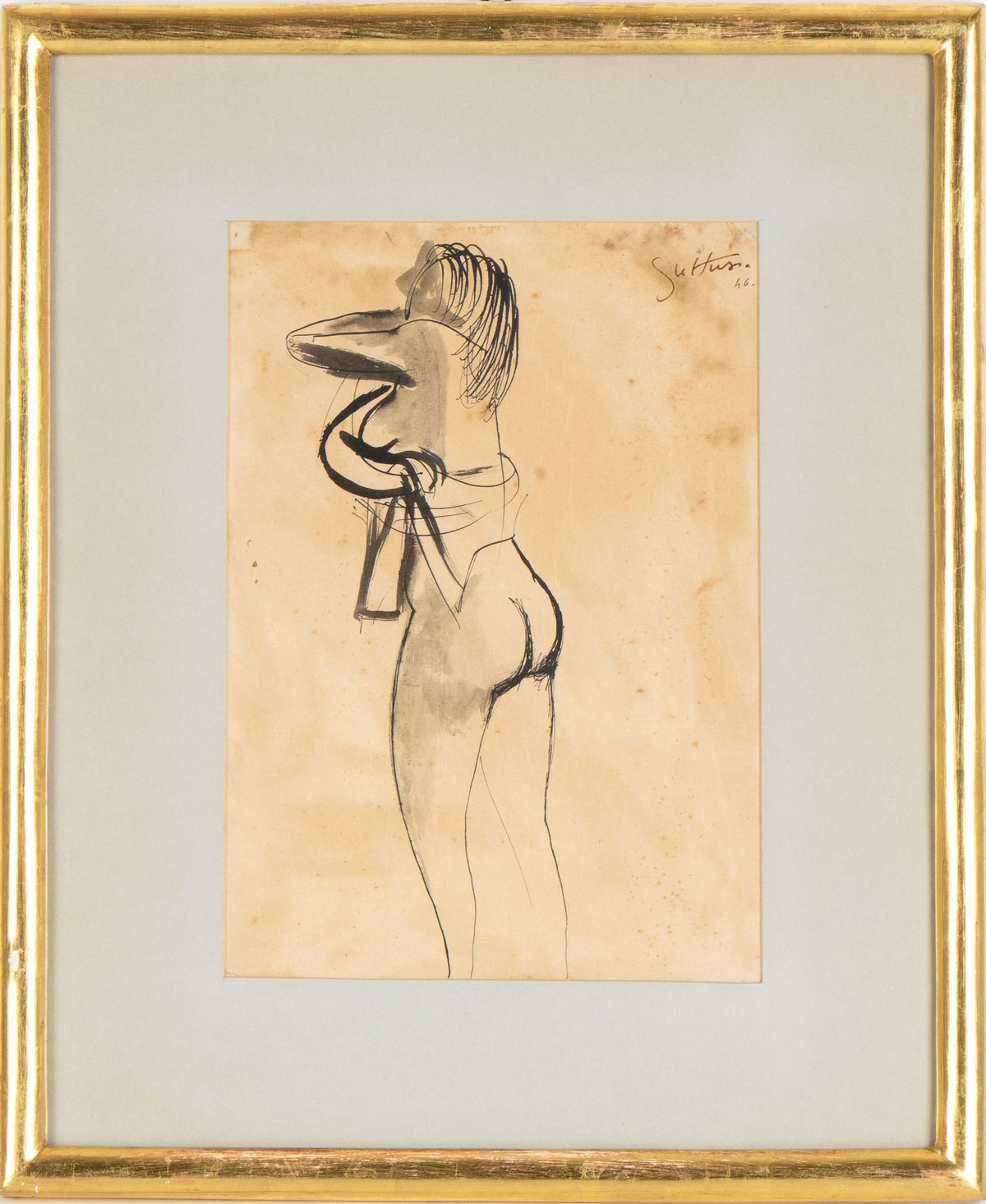 Renato Guttuso - Nudo Femminile