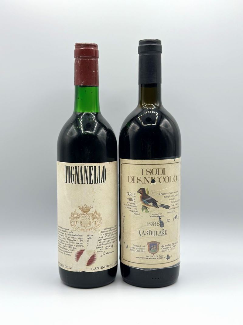 Castellare di Castellina, i Sodi di San Niccolo - Marchesi Antinori, Tignanello