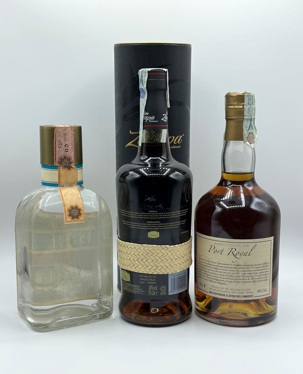 Rum Guadaloupe 1998 Port Royal, Zacapa Centenario 23 Rum Solera