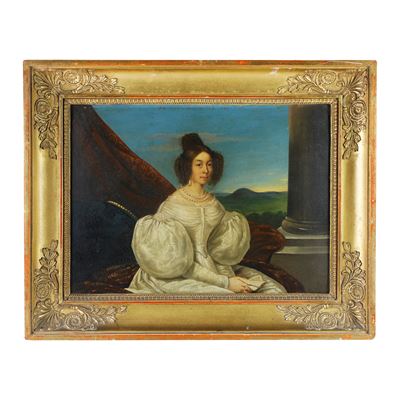 Dama in Vestito Bianco
