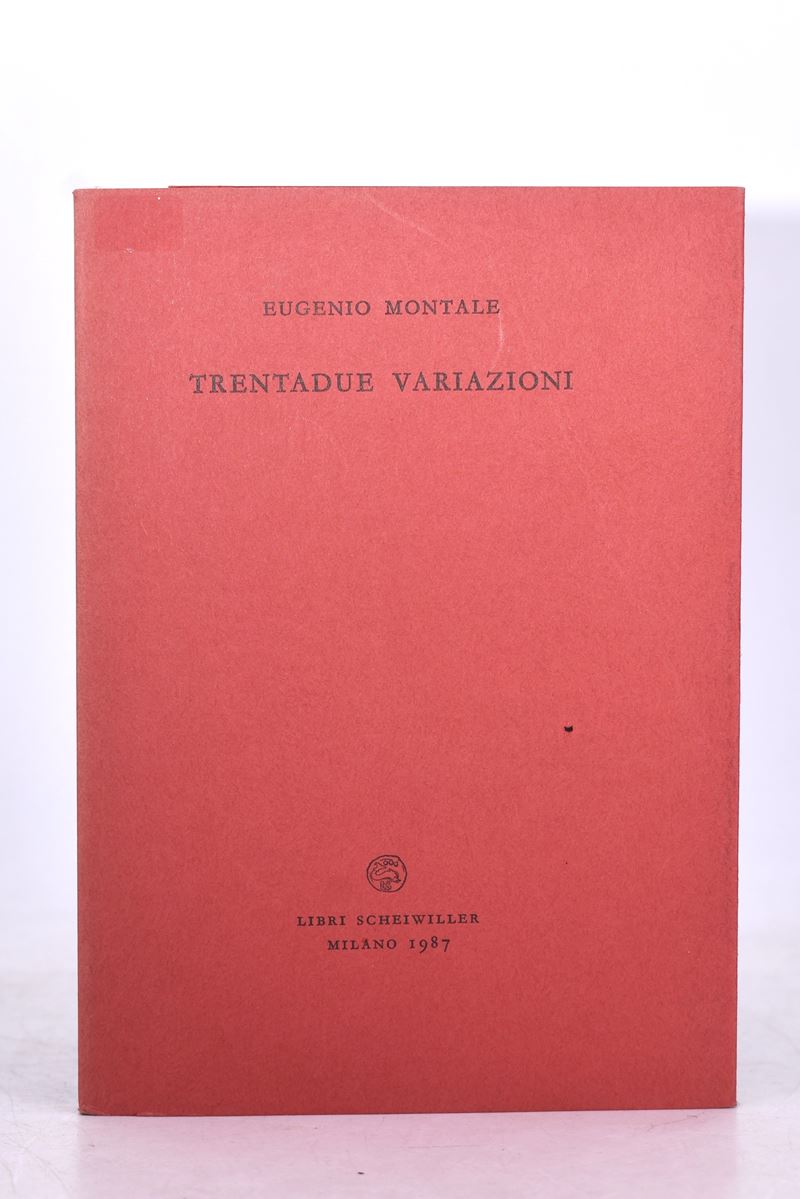 Montale, Eugenio. Trentadue Variazioni. 1987.