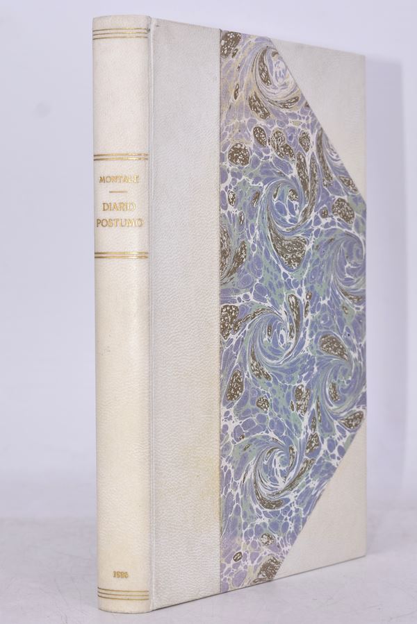 MONTALE, Eugenio. DIARIO POSTUMO. 66 POESIE E ALTRE. 1966.  - Auction Ancient and rare books, italian first editions of 20th century - Bertolami Fine Art - Casa d'Aste