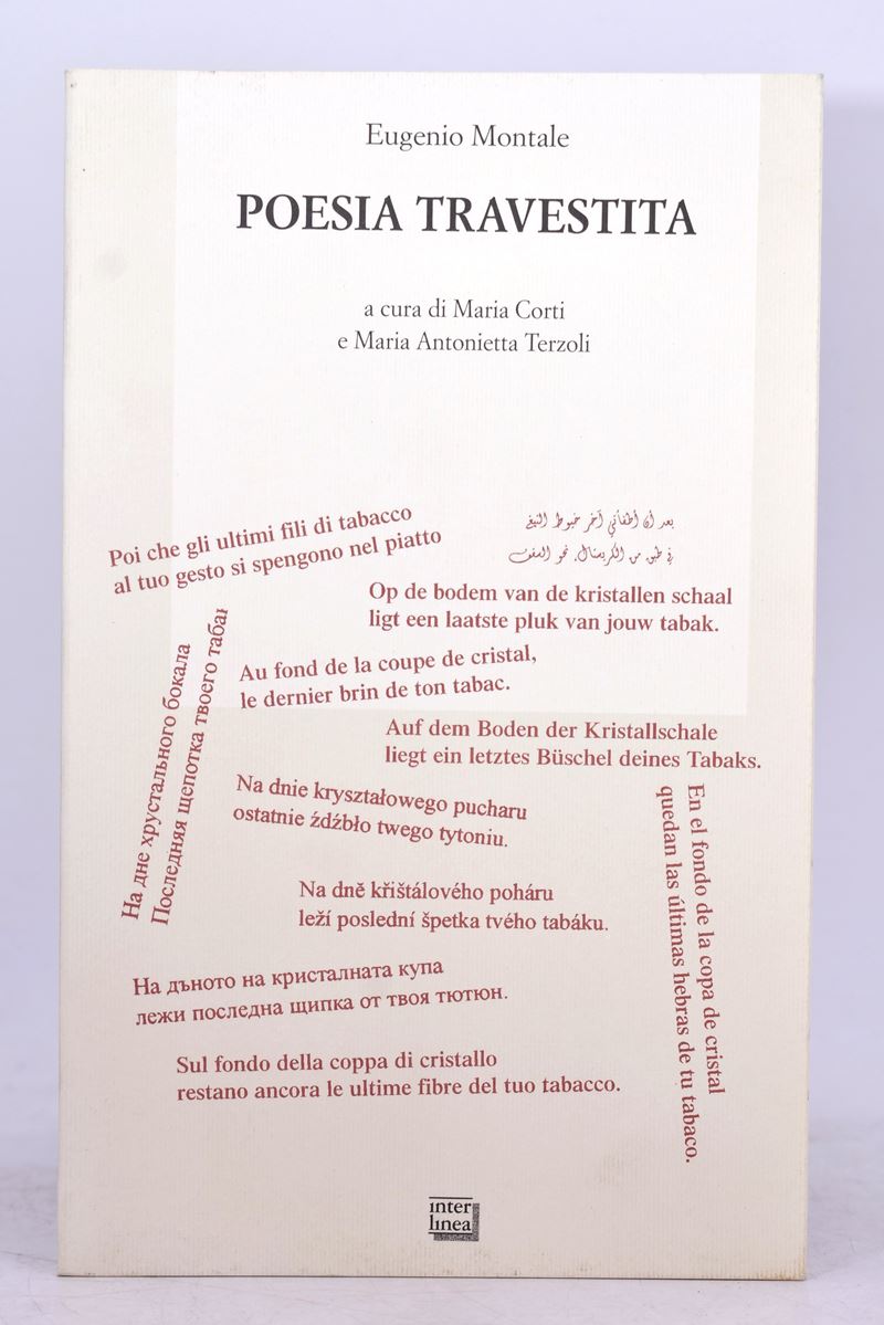 Montale, Eugenio. Poesia Travestita. 1999.