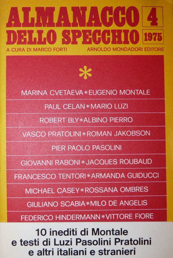 ALMANACCO DELLO SPECCHIO 4/1975. 1975.  - Asta Libri antichi, rarità bibliografiche e prime edizioni del '900 - Bertolami Fine Art - Casa d'Aste