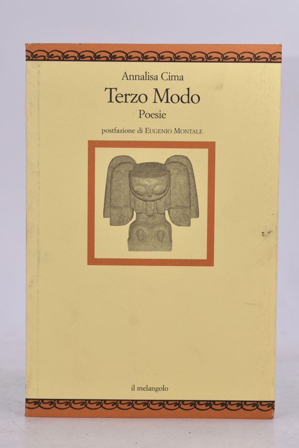 CIMA, Annalisa. TERZO MODO. 2006.  - Auction Ancient and rare books, italian first editions of 20th century - Bertolami Fine Art - Casa d'Aste